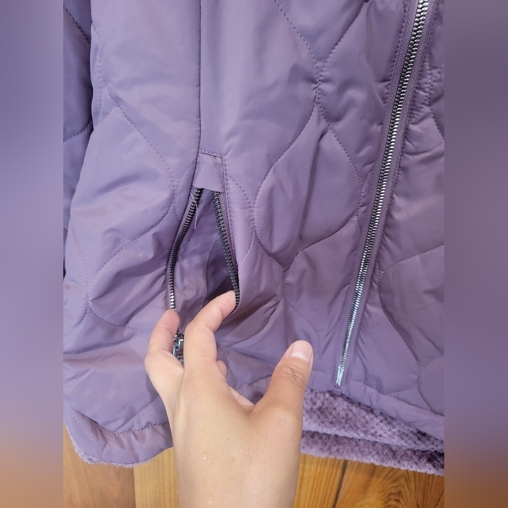 Free Country Purple Quilted Varsity Jacket - Picture 3 of 14
